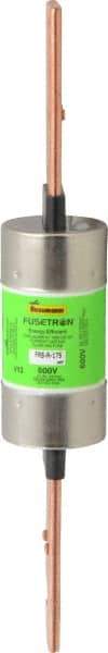 Cooper Bussmann - 300 VDC, 600 VAC, 175 Amp, Time Delay General Purpose Fuse - Bolt-on Mount, 9-5/8" OAL, 20 at DC, 200 (RMS) kA Rating, 1-13/16" Diam - Industrial Tool & Supply