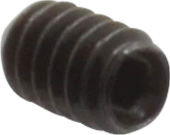 Camcar - #2-56 UNC, 1/8" OAL, Cup Point Set Screw - Grade ASTM F912 Steel, 0.035" Key - Industrial Tool & Supply