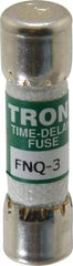 Cooper Bussmann - 500 VAC, 3 Amp, Time Delay General Purpose Fuse - Fuse Holder Mount, 1-1/2" OAL, 10 at AC kA Rating, 13/32" Diam - Industrial Tool & Supply