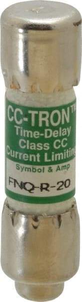 Cooper Bussmann - 300 VDC, 600 VAC, 20 Amp, Time Delay General Purpose Fuse - Fuse Holder Mount, 1-1/2" OAL, 20 at DC, 200 at AC (RMS) kA Rating, 13/32" Diam - Industrial Tool & Supply
