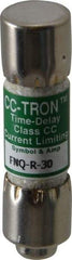 Cooper Bussmann - 300 VDC, 600 VAC, 30 Amp, Time Delay General Purpose Fuse - Fuse Holder Mount, 1-1/2" OAL, 200 at AC (RMS) kA Rating, 13/32" Diam - Industrial Tool & Supply