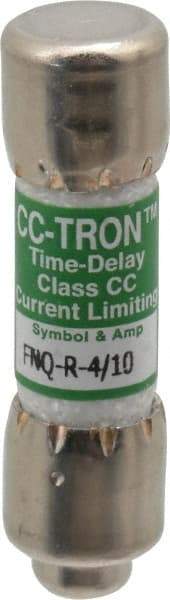 Cooper Bussmann - 300 VDC, 600 VAC, 0.4 Amp, Time Delay General Purpose Fuse - Fuse Holder Mount, 1-1/2" OAL, 200 at AC (RMS) kA Rating, 13/32" Diam - Industrial Tool & Supply
