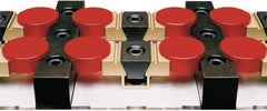 Mitee-Bite - 1-1/4" Width, Steel, Wedge Clamp Stock - Wedge Shaped - Industrial Tool & Supply