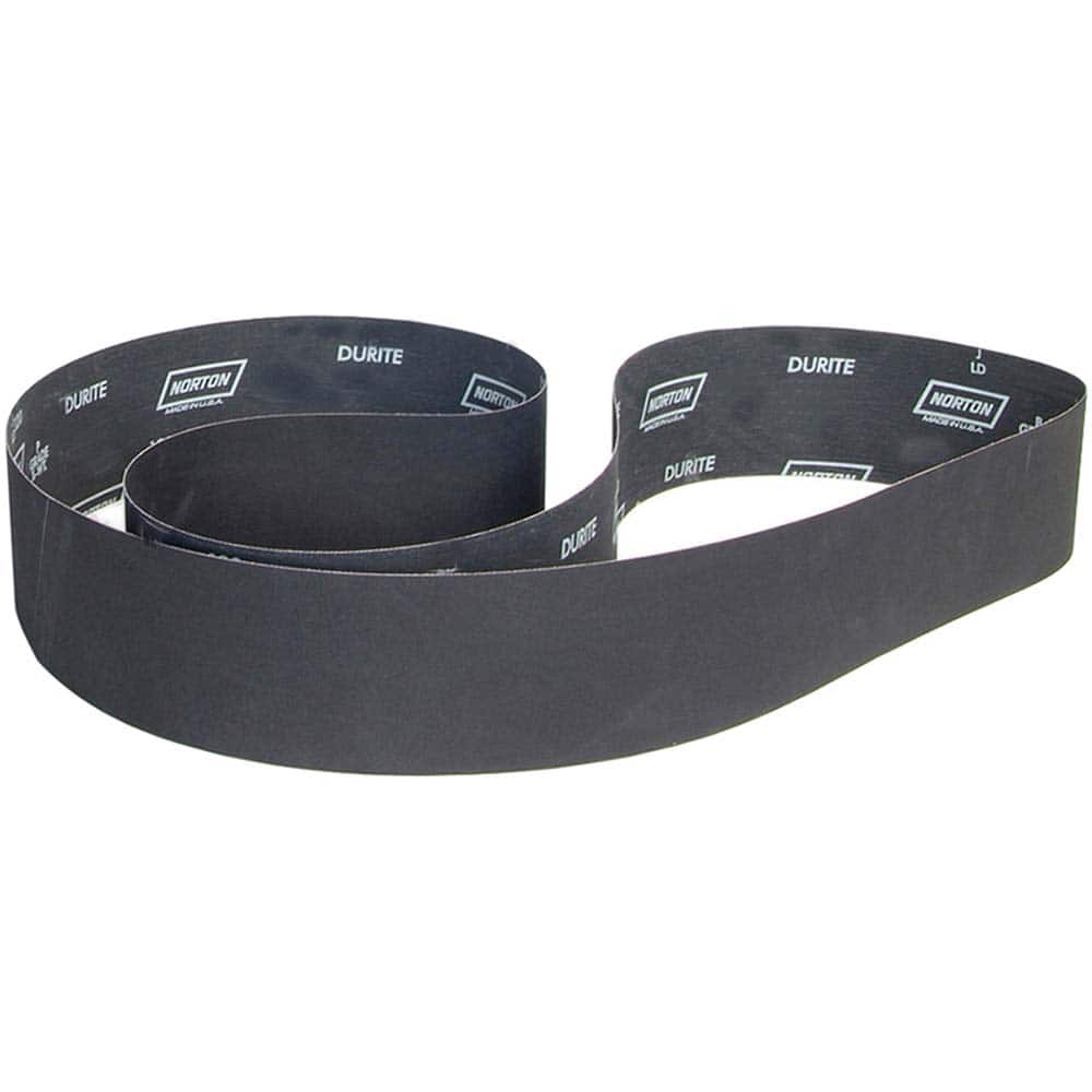 Norton - 4" Wide x 106" OAL, 120 Grit, Silicon Carbide Abrasive Belt - Industrial Tool & Supply