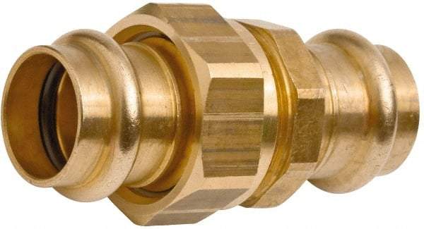 NIBCO - 2" Wrot Copper Pipe Union - P x P, Press Fitting - Industrial Tool & Supply