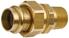 NIBCO - 3/4" Wrot Copper Pipe Union - P x M, Press Fitting - Industrial Tool & Supply
