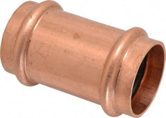 NIBCO - 1-1/2" Wrot Copper Pipe Coupling - P x P, Press Fitting - Industrial Tool & Supply