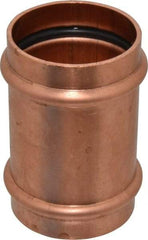 NIBCO - 2" Wrot Copper Pipe Coupling without Stop - P x P, Press Fitting - Industrial Tool & Supply