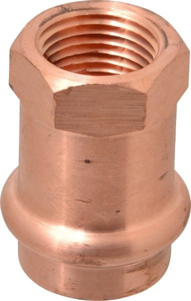 NIBCO - 3/4 x 1/2" Wrot Copper Pipe Adapter - Industrial Tool & Supply