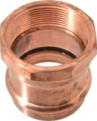 NIBCO - 2" Wrot Copper Pipe Adapter - P x F, Press Fitting - Industrial Tool & Supply