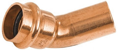 NIBCO - 3" Wrot Copper Pipe 45° Elbow - Industrial Tool & Supply