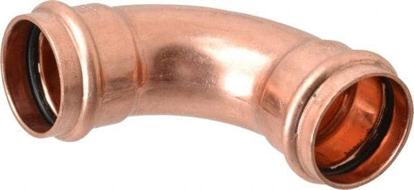 NIBCO - 1-1/4" Wrot Copper Pipe 90° Elbow - P x P, Press Fitting - Industrial Tool & Supply