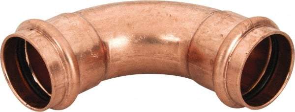 NIBCO - 1-1/2" Wrot Copper Pipe 90° Elbow - P x P, Press Fitting - Industrial Tool & Supply