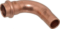 NIBCO - 1/2" Wrot Copper Pipe 90° Elbow - Ftg x P, Press Fitting - Industrial Tool & Supply