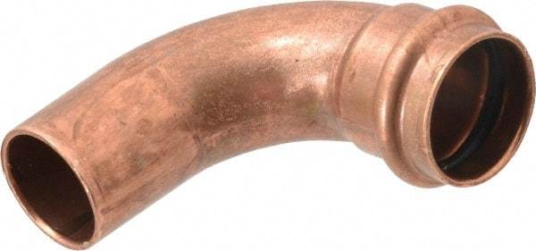NIBCO - 1" Wrot Copper Pipe 90° Elbow - Ftg x P, Press Fitting - Industrial Tool & Supply