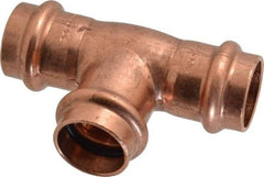 NIBCO - 3/4" Wrot Copper Pipe Tee - P, Press Fitting - Industrial Tool & Supply