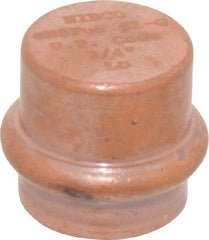 NIBCO - 3/4" Wrot Copper Pipe End Cap - P, Press Fitting - Industrial Tool & Supply