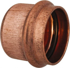 NIBCO - 1-1/4" Wrot Copper Pipe End Cap - P, Press Fitting - Industrial Tool & Supply
