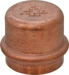 NIBCO - 1-1/2" Wrot Copper Pipe End Cap - P, Press Fitting - Industrial Tool & Supply