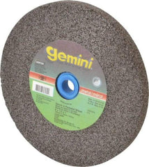 Norton - 36 Grit Aluminum Oxide Bench & Pedestal Grinding Wheel - 6" Diam x 1" Hole x 1/2" Thick, 6210 Max RPM, Very Coarse/Coarse Grade - Industrial Tool & Supply