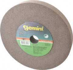 Norton - 60 Grit Aluminum Oxide Bench & Pedestal Grinding Wheel - 12" Diam x 1-1/2" Hole x 1-1/2" Thick, 2070 Max RPM, Medium Grade - Industrial Tool & Supply