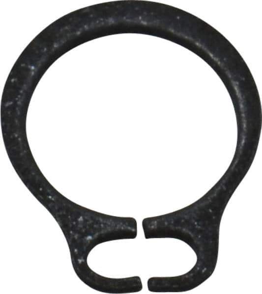 Value Collection - 0.117" Groove Diam, 1/8" Shaft Diam, Phosphate Spring Steel, Snap External Retaining Rings - 0.012" Groove Width, 0.01" Ring Thickness - Industrial Tool & Supply
