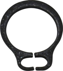 Value Collection - 0.117" Groove Diam, 1/8" Shaft Diam, Phosphate Spring Steel, Snap External Retaining Rings - 0.012" Groove Width, 0.01" Ring Thickness - Industrial Tool & Supply