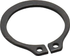 Value Collection - 0.53" Groove Diam, 9/16" Shaft Diam, Phosphate Spring Steel, Snap External Retaining Rings - 0.039" Groove Width, 0.035" Ring Thickness - Industrial Tool & Supply