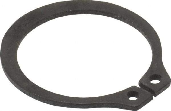 Value Collection - 0.588" Groove Diam, 5/8" Shaft Diam, Phosphate Spring Steel, Snap External Retaining Rings - 0.039" Groove Width, 0.035" Ring Thickness - Industrial Tool & Supply