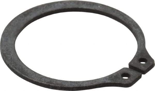 Value Collection - 0.821" Groove Diam, 7/8" Shaft Diam, Phosphate Spring Steel, Snap External Retaining Rings - 0.046" Groove Width, 0.042" Ring Thickness - Industrial Tool & Supply