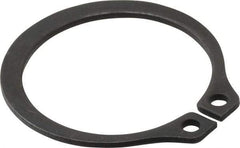 Value Collection - 0.94" Groove Diam, 1" Shaft Diam, Phosphate Spring Steel, Snap External Retaining Rings - 0.046" Groove Width, 0.042" Ring Thickness - Industrial Tool & Supply