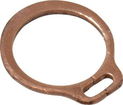 Value Collection - 0.175" Groove Diam, 3/16" Shaft Diam, Phosphate Spring Steel, Snap External Retaining Rings - 0.018" Groove Width, 0.015" Ring Thickness - Industrial Tool & Supply