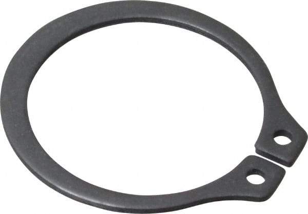 Value Collection - 1" Groove Diam, 1-1/16" Shaft Diam, Phosphate Spring Steel, Snap External Retaining Rings - 0.056" Groove Width, 0.05" Ring Thickness - Industrial Tool & Supply