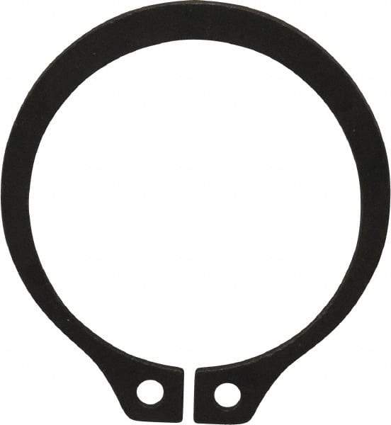 Value Collection - 1.059" Groove Diam, 1-1/8" Shaft Diam, Phosphate Spring Steel, Snap External Retaining Rings - 0.056" Groove Width, 0.05" Ring Thickness - Industrial Tool & Supply