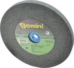 Norton - 60 Grit Silicon Carbide Bench & Pedestal Grinding Wheel - 6" Diam x 1" Hole x 1/2" Thick, 4140 Max RPM, Medium Grade - Industrial Tool & Supply