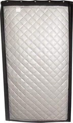 Singer Safety - 8' Long x 48" Wide, Fiberglass Panel - ASTM E-84 Specification, Metallic Gray - Industrial Tool & Supply