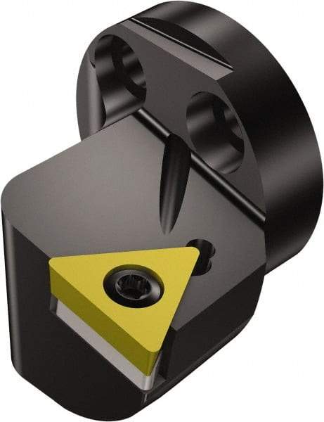 Sandvik Coromant - Right Hand Cut, Size 16, TCMT 110304 Insert Compatiblity, Internal or External Modular Turning & Profiling Cutting Unit Head - 11mm Ctr to Cutting Edge, 20mm Head Length, Through Coolant, Series CoroTurn 107 - Industrial Tool & Supply