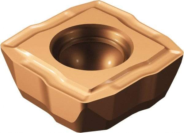 Sandvik Coromant - 88006C LM Grade 1144 Carbide Indexable Drill Insert - TiAlN/AlCr2O3 Finish, Square, 10.2mm Inscribed Circle - Industrial Tool & Supply