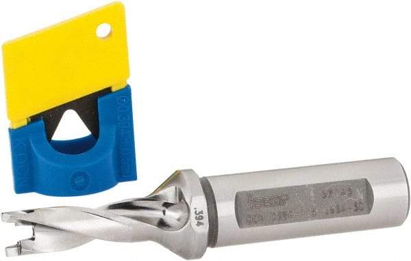 Iscar - 0.394" to 0.409" Diam, 3xD, 1.18" Max Depth, 5/8" Shank Diam, 3.71" OAL, Replaceable-Tip Drill - FCP, ICK, ICK-2M, ICM, ICP, iCP-2M Insert, 75995084 Toolholder, Series SumoCham - Industrial Tool & Supply