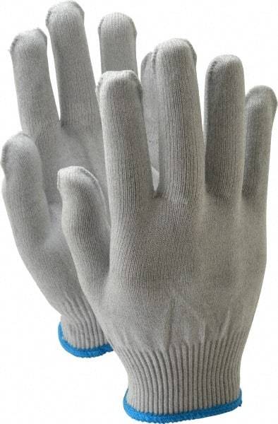 PRO-SAFE - Size L (9) Electrostatic Dissipative (ESD) Fiber Yarns General Protection Work Gloves - For Static Control, Uncoated, Knit Wrist Cuff, Full Fingered, Gray, Paired - Industrial Tool & Supply
