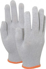 PRO-SAFE - Size M (8) Electrostatic Dissipative (ESD) Fiber Yarns General Protection Work Gloves - For Static Control, Uncoated, Knit Wrist Cuff, Full Fingered, Gray, Paired - Industrial Tool & Supply