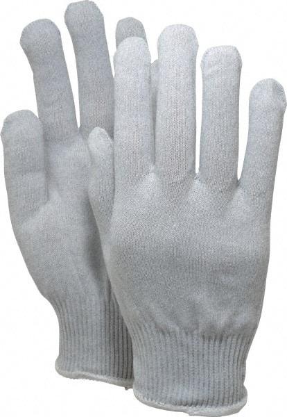 PRO-SAFE - Size XL (10) Electrostatic Dissipative (ESD) Fiber Yarns General Protection Work Gloves - For Static Control, Uncoated, Knit Wrist Cuff, Full Fingered, Gray, Paired - Industrial Tool & Supply
