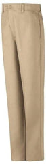 VF Imagewear - Cotton General Purpose Pants - Zipper Closure, 5 Pockets, 42" Waist, 32" Inseam, Khaki - Industrial Tool & Supply
