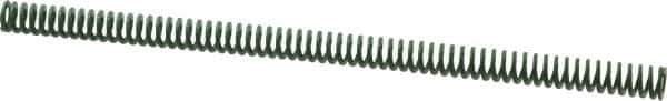Dayton Lamina - 5/8" Hole Diam, 11/32" Rod Diam, 12" Free Length, Green Die Spring - 1.5 Lb Max Deflection, 4.8" Max Deflection, Light Duty, Chromium Vanadium Steel - Industrial Tool & Supply