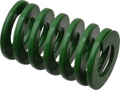 Dayton Lamina - 1-1/4" Hole Diam, 5/8" Rod Diam, 2" Free Length, Green Die Spring - 40.7 Lb Max Deflection, 0.8" Max Deflection, Light Duty, Chromium Vanadium Steel - Industrial Tool & Supply