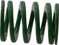 Dayton Lamina - 1-1/2" Hole Diam, 3/4" Rod Diam, 2" Free Length, Green Die Spring - 60.3 Lb Max Deflection, 0.8" Max Deflection, Light Duty, Chromium Vanadium Steel - Industrial Tool & Supply