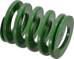 Dayton Lamina - 2" Hole Diam, 1" Rod Diam, 2-1/2" Free Length, Green Die Spring - 89.9 Lb Max Deflection, 1.01" Max Deflection, Light Duty, Chromium Vanadium Steel - Industrial Tool & Supply
