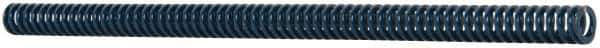 Dayton Lamina - 5/8" Hole Diam, 11/32" Rod Diam, 12" Free Length, Blue Die Spring - 2.36 Lb Max Deflection, 4.5" Max Deflection, Medium Duty, Chromium Vanadium Steel - Industrial Tool & Supply