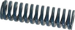 Dayton Lamina - 3/4" Hole Diam, 3/8" Rod Diam, 2-1/2" Free Length, Blue Die Spring - 17.3 Lb Max Deflection, 0.94" Max Deflection, Medium Duty, Chromium Vanadium Steel - Industrial Tool & Supply