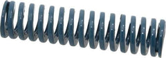 Dayton Lamina - 3/4" Hole Diam, 3/8" Rod Diam, 3" Free Length, Blue Die Spring - 14.1 Lb Max Deflection, 1.12" Max Deflection, Medium Duty, Chromium Vanadium Steel - Industrial Tool & Supply